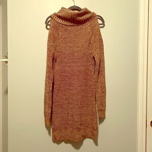 Open Shoulder Sweater dress 